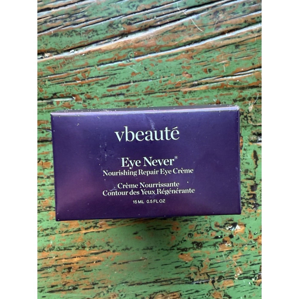 VBeautė‎ Eye Never Nourishing Repair Eye Cream 0.5 oz NIB - SEALED